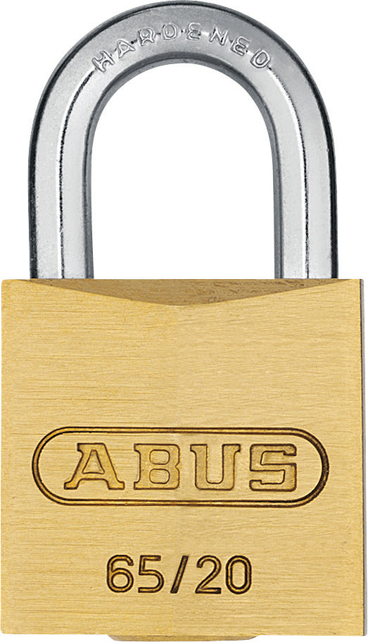 Custom 65/20 Series Abus Brass Padlock Custom 65/20 Series Abus Brass Padlock